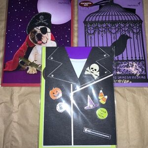 3 Papyrus Halloween cards New